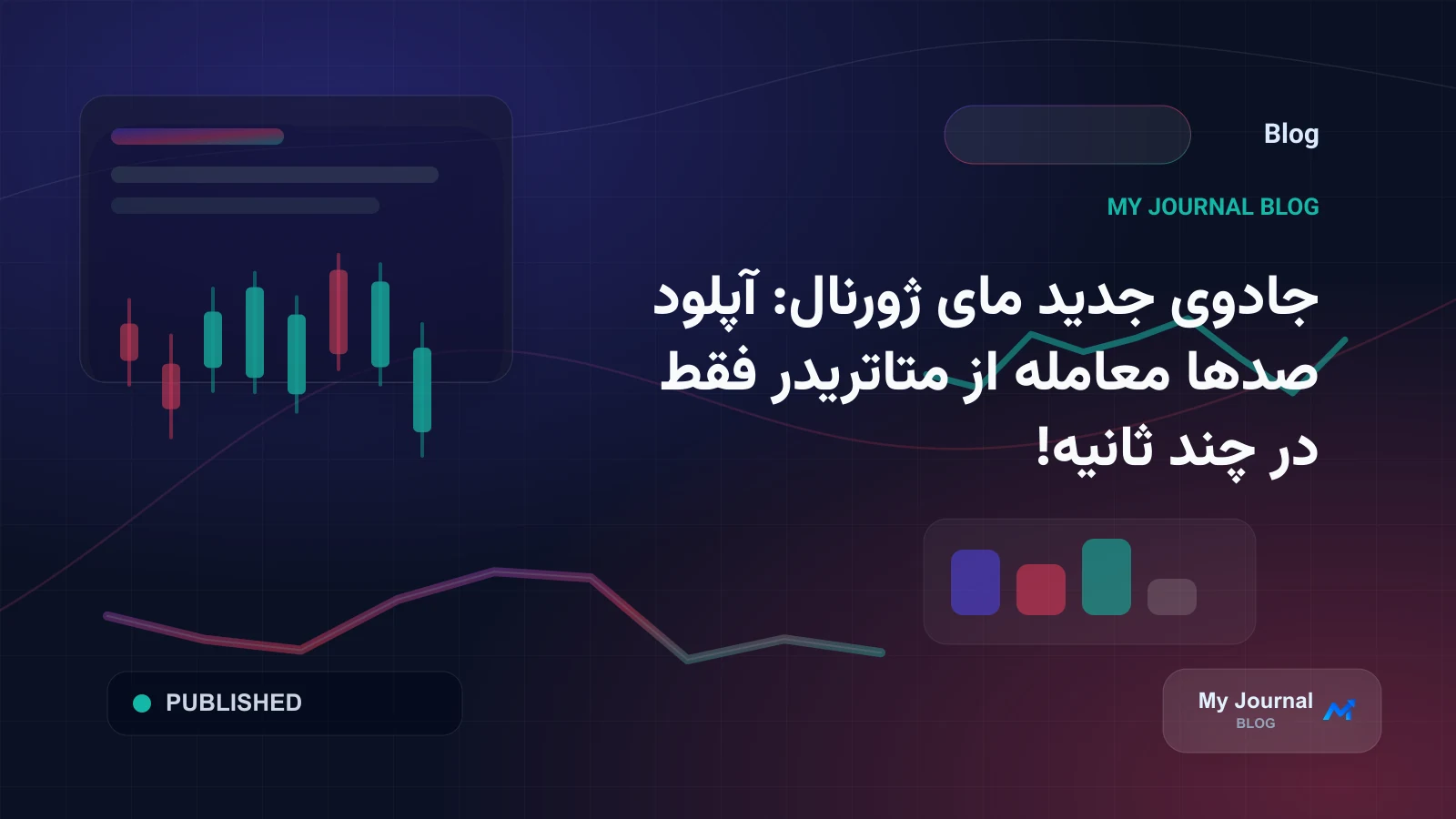 جادوی جدید مای ژورنال: آپلود صدها معامله از متاتریدر فقط در چند ثانیه!
